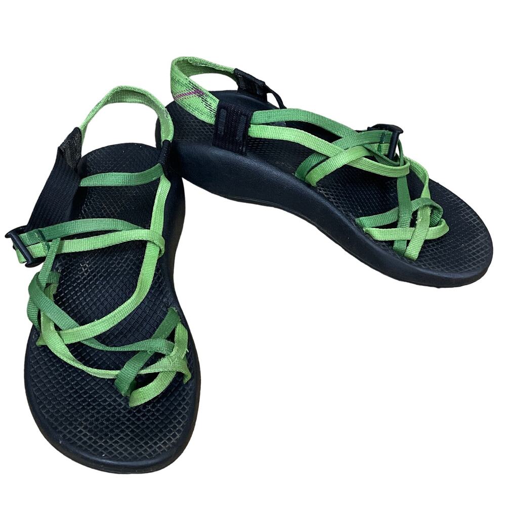 Chaco ZX/2 Classic Sandals Green Double Strap Size 9